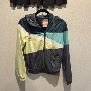 Colorblock Windbreaker Jacket